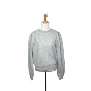 All Row The Simone Sweater Grey Gray Pullover Crewneck Sweatshirt Size Small New